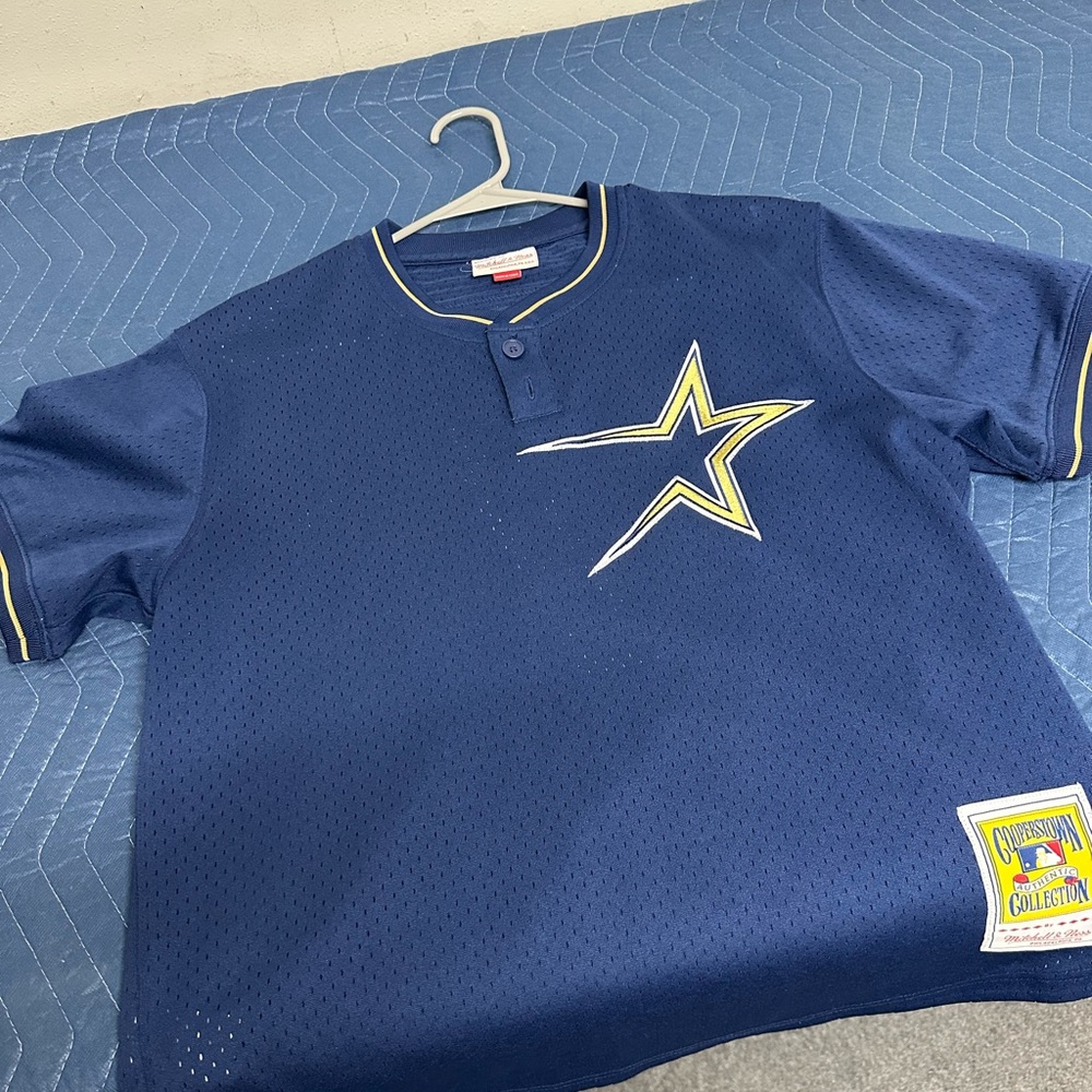Mitchell & Ness Blue Star Jersey Shirt